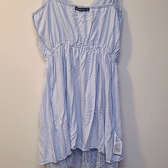 Abercrombie & Fitch Soft Gray Lace Dress - Picture 7 of 16